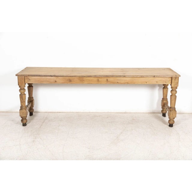 Wood Large 19th Century Welsh Pine Post Office Sorting Table For Sale - Image 7 of 14