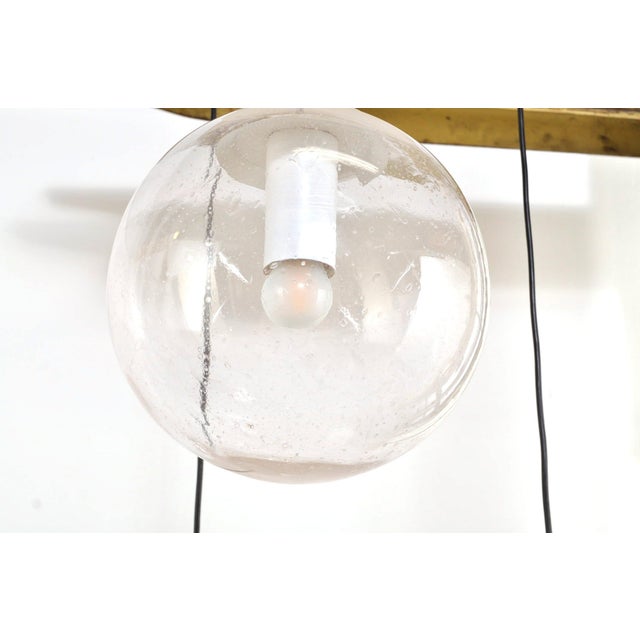 Vintage Three-Light Pendant Lamp, 1960s For Sale - Image 10 of 15