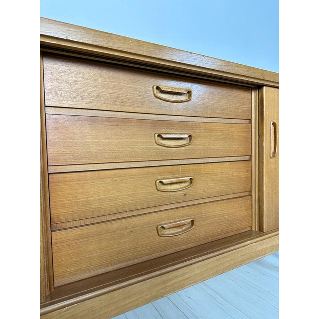 Vintage Minimalistic Teak Sideboard from Bartels,1960s For Sale - Image 9 of 16