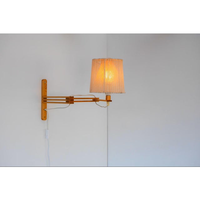 Mid-Century Modern Scandinavian Accordion Wall Lamp from Ikea, 1970s For Sale - Image 6 of 15