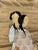 Pair of Antique Chinese Export Paintings Qing Court Figures Custom Framed For Sale - Image 9 of 13