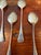 Mid 20th Century Romance by Bjorn Rosenthal Sterling Silver 925 Teaspoons - Set of 7 For Sale - Image 9 of 13