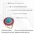 14k Yellow Gold 9.35ct Cabochon Turquoise Ruby & Diamond Halo Cocktail Ring Size 4 For Sale - Image 13 of 18