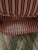 1960s Wood Stripe Upholstered Accent Chair For Sale - Image 4 of 8