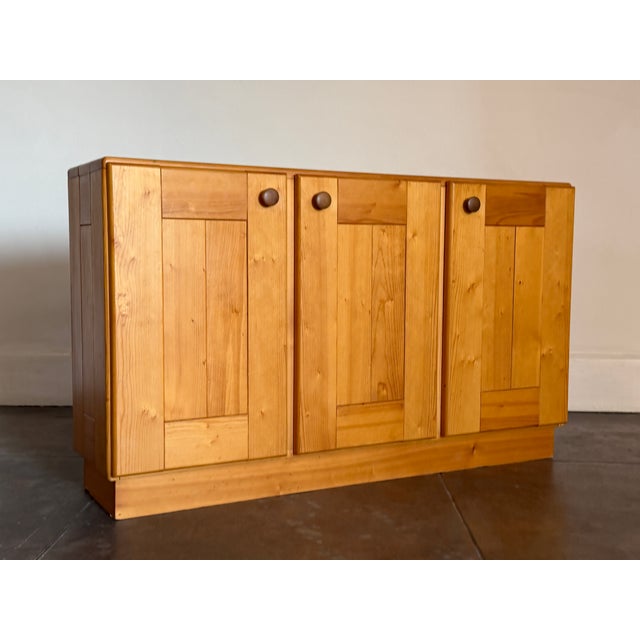 Mid-Century Modern 1970’s Charlotte Perriand Sideboard, Attributed For Sale - Image 3 of 9
