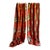 French 1970 Pair of Floral Rust Linen Curtains For Sale