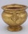 A stunning Italian gold leaf gilt terra cotta ceramic cachepot/planter with lovely natural patina. This is such a...
