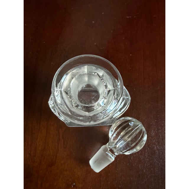 Pressed Glass Perfume Bottle. Unusual Shape For Sale In Chicago - Image 6 of 6