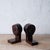 Mid 20th Century Pair of Carved Wood Haitian Modernist Bookends, C. 1960 For Sale - Image 5 of 12