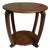 Antique 1930s American Art Deco Oak Side Table For Sale