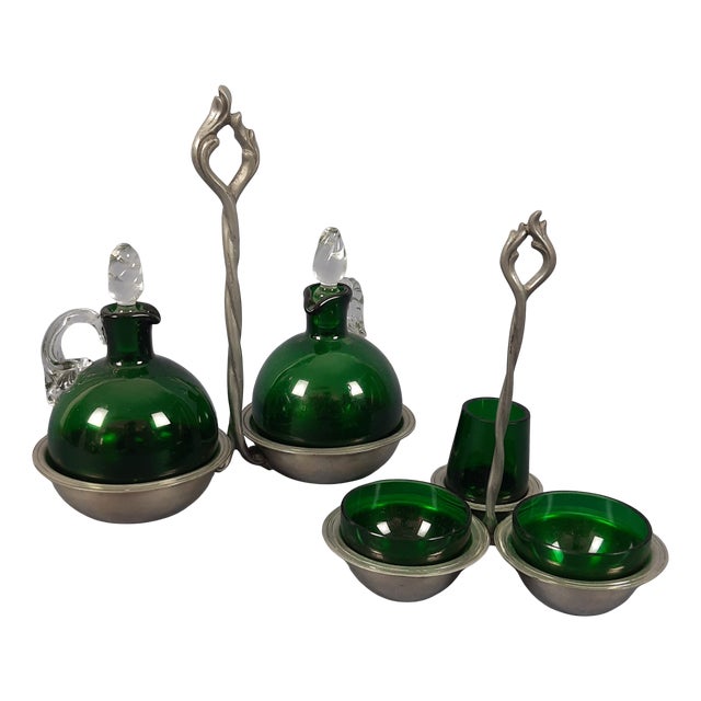 Murano Glass Table Set by Nason Moretti, 1960s, Set of 2 For Sale