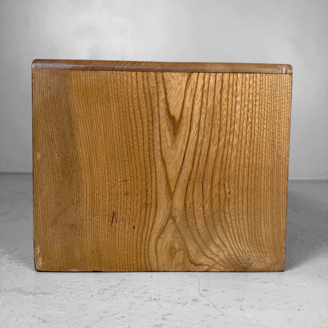 Small Japanese Tansu Chest with Two Drawers, 1950s For Sale - Image 10 of 11