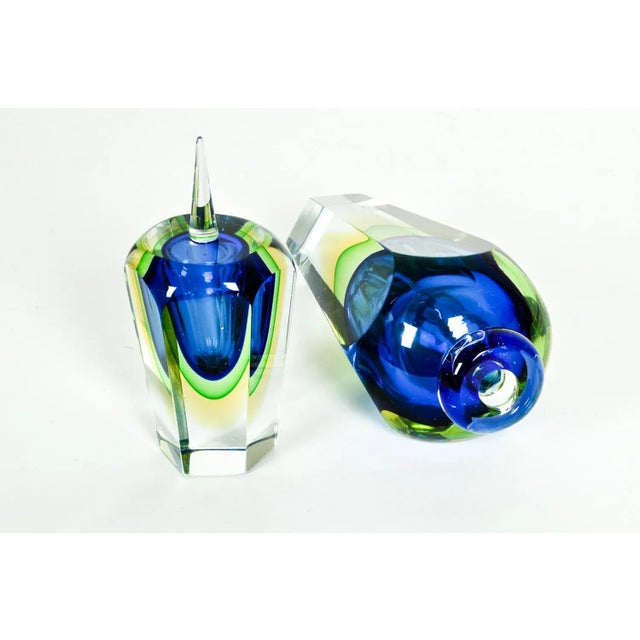 Mid-Century Modern Large Mid Century Modern Murano Glass Perfume Bottle For Sale - Image 3 of 5