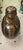 Vintage Hand-Painted Blackware Pottery Bottle Vase With Floral Folk Art Motif For Sale - Image 13 of 18