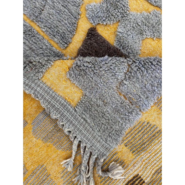Modern Beni Ourain Moroccan Wool Rug For Sale - Image 11 of 17