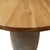 Contemporary Round Outdoor Concrete & Teak Modern Side Table Large For Sale - Image 3 of 4