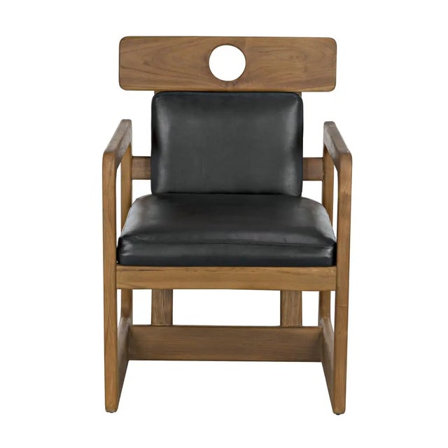 Mid-Century Modern NOIR Buraco Arm Chair, Teak For Sale - Image 3 of 5