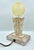 Beige Art Deco Marble Table Lamp from Kámen Praha, 1930s For Sale - Image 8 of 10
