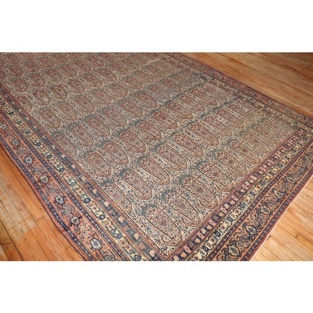 Antique Persian Senneh Rug - 9'3" x 16'9" For Sale - Image 12 of 12