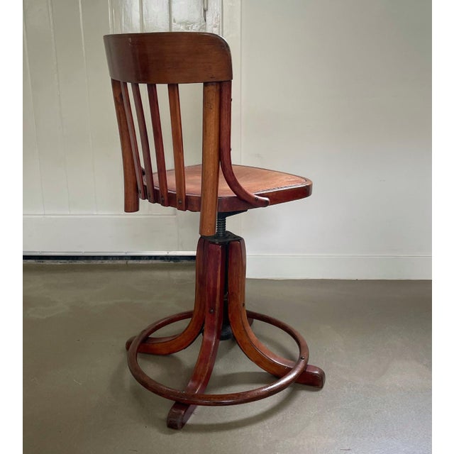 1920s Vintage Swivel Chair by Michael Thonet for Thonet, 1920s For Sale - Image 5 of 14
