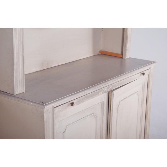White Painted 2-Door Bookcase, 1890s For Sale - Image 5 of 15