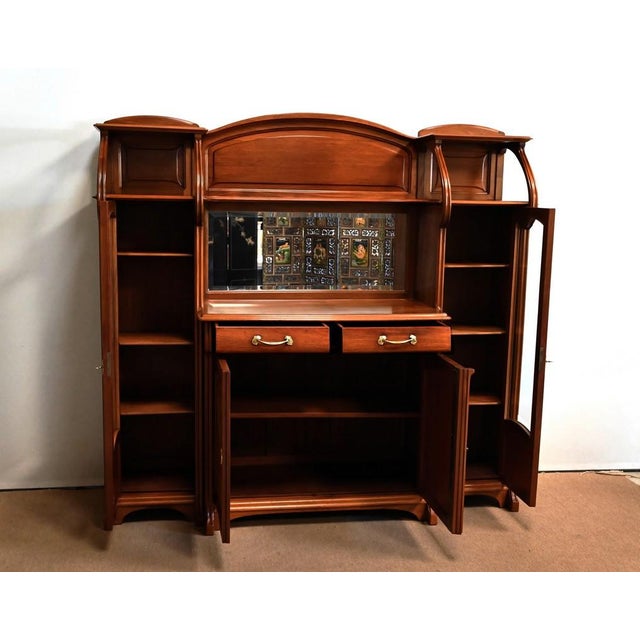 Art Nouveau Cabinet attributed to the Maison E. Diot, 1900s For Sale - Image 4 of 18