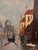 Traditional Vintage Venetian Canal Scene Painting - Signed For Sale - Image 3 of 12