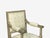 Wood Gustavian, Lounge Chairs, Grey Paint Decorated, Fabric, Sweden, 19th C. For Sale - Image 7 of 13