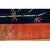 1920s 1920s Navy Blue Floral Minimalist Antique Chinese Art Deco Wool Rug 9' 8" X 14' For Sale - Image 5 of 8