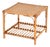 Mid-Century Modern Italian Organic Coffee Table in Rattan and Wicker, 1970s For Sale