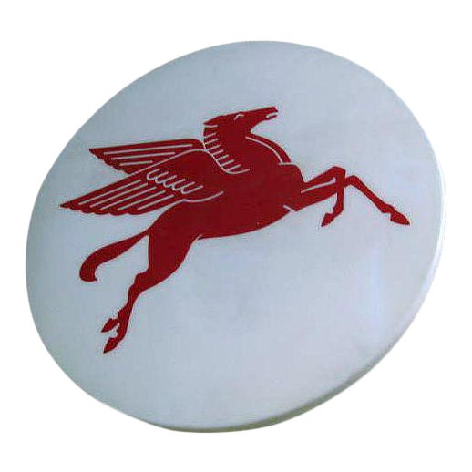 Mobil Oil Gas Pegasus Sign Chairish
