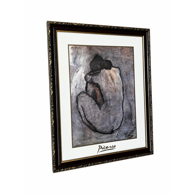 Expressionism Framed Reproduction of Pablo Picasso’s “Blue Nude” For Sale - Image 3 of 9