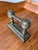 Brass English Colonial Revival Brass Fire Tool Rest or Fire Dogs For Sale - Image 8 of 12
