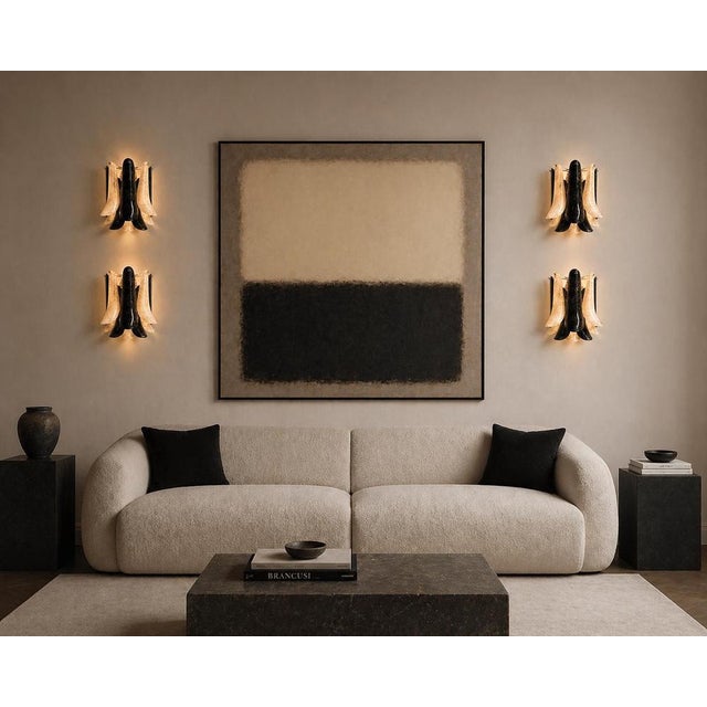 Italian Murano Sconces, 1970s, Set of 4 For Sale - Image 6 of 10