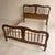 Mid-Century Modern Vintage 20th Century Carved Wooden Bed Frame with Ornamental Headboard & Footboard For Sale - Image 3 of 14