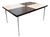Mid-Century Modern "Gazelle" Cast Aluminum Checkered Dining Table by Shelby Williams For Sale