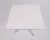 Piet Hein Coffee Table by Arne Jacobsen and Piet Hein with White Laminate Top and Steel Edge For Sale - Image 4 of 8