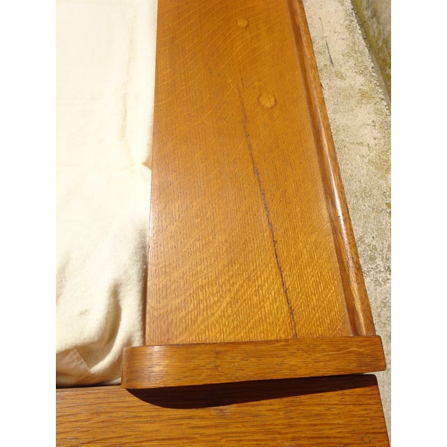 Vintage Light Oak Headboard, 1970s For Sale - Image 12 of 18