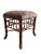 Vintage Faux Bamboo Stool in Ralph Lauren "Hunting Manor Paisley" Fabric For Sale - Image 13 of 17