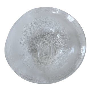 Vintage Studio Nova Sun Valley Glass Serving Bowl by Walther-Glas, West For Sale