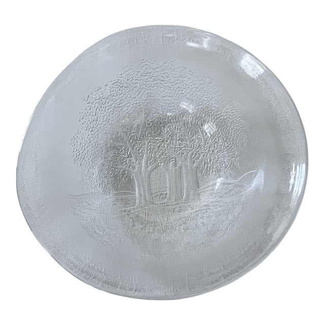 Vintage Studio Nova Sun Valley Glass Serving Bowl by Walther-Glas, West For Sale