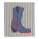 Dottie the Cowboy Boot by Willa Heart in Brimfield Black Frame, Mini Art Print For Sale