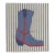 Dottie the Cowboy Boot by Willa Heart in Brimfield Black Frame, Mini Art Print For Sale