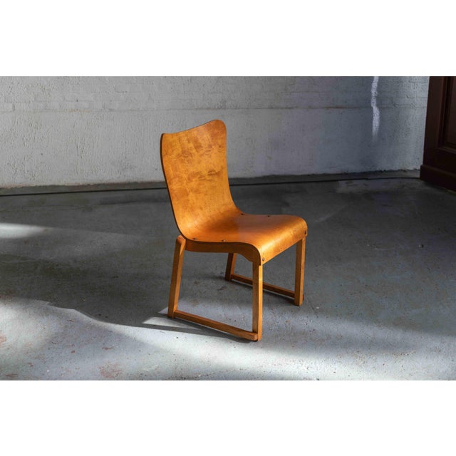 Wood Dining Chairs by Axel Larsson, Set of 6 For Sale - Image 7 of 18