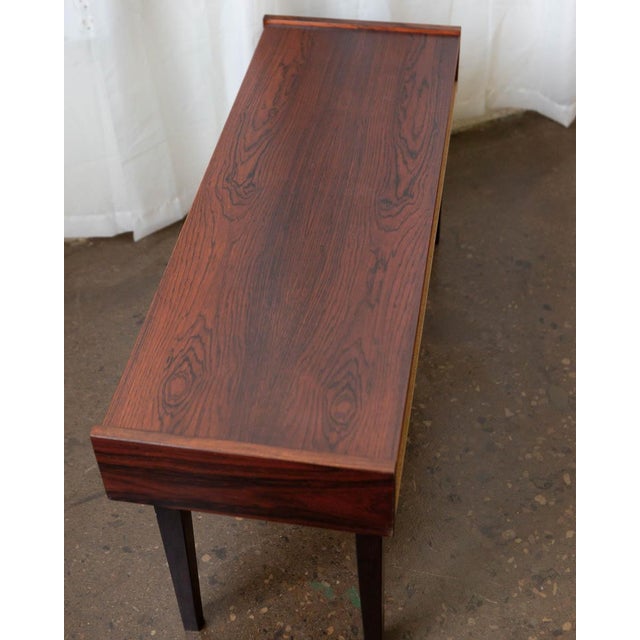 Attributed to Pedersen & Hansen Danish Rosewood Side Table, 1970s For Sale In Columbus - Image 6 of 10