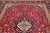 Red Middle Eastern Hand-Knotted Kashan Rug For Sale - Image 8 of 11