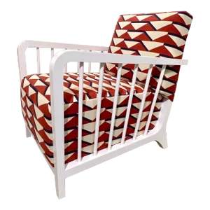René Prou Style Art Deco Club Chair by La Maison Pierre Frey
