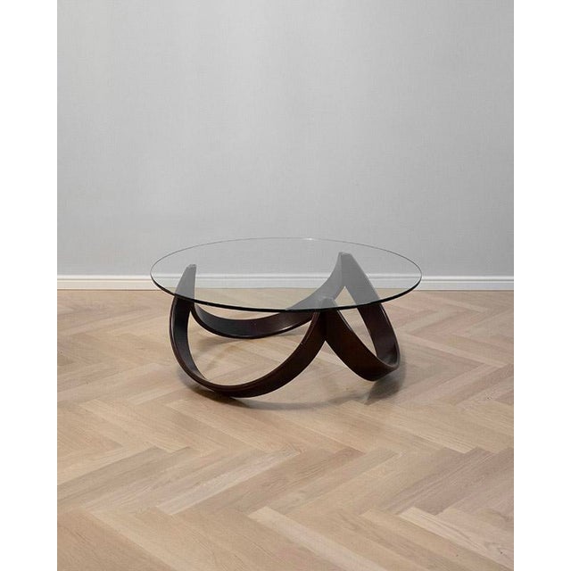 1970s Mid-Century Modern Italian Bentwood Coffee Table, 1970s For Sale - Image 5 of 6