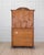 Blue Scandinavian 18th Century Blue-Painted Two-Part Bureau For Sale - Image 8 of 9