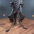 Black Wrought-Iron Table with Marble Top For Sale - Image 8 of 14